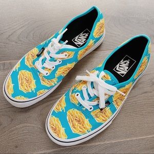 RARE VANS Authentic Shoes Late Night French Fry